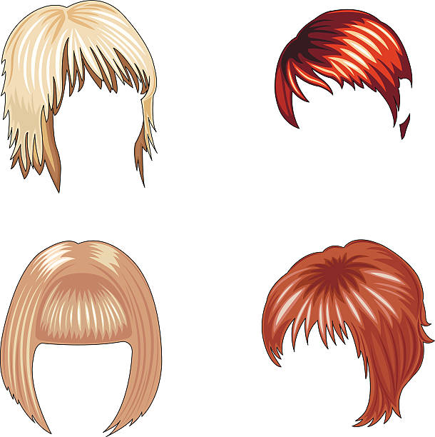 Womens Hairstyles Set Stock Illustration - Download Image Now - Hairstyle,  Spiky Hair, Beauty - iStock
