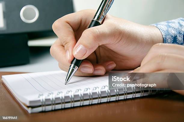 Personal Diary Stock Photo - Download Image Now - Adult, Adults Only, Ballpoint Pen