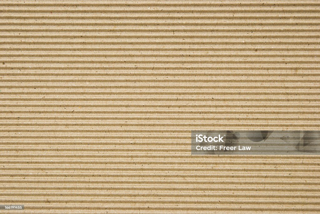 pattern di sfondo cartone ondulato, orizzontale - Foto stock royalty-free di Cartone - Materiale