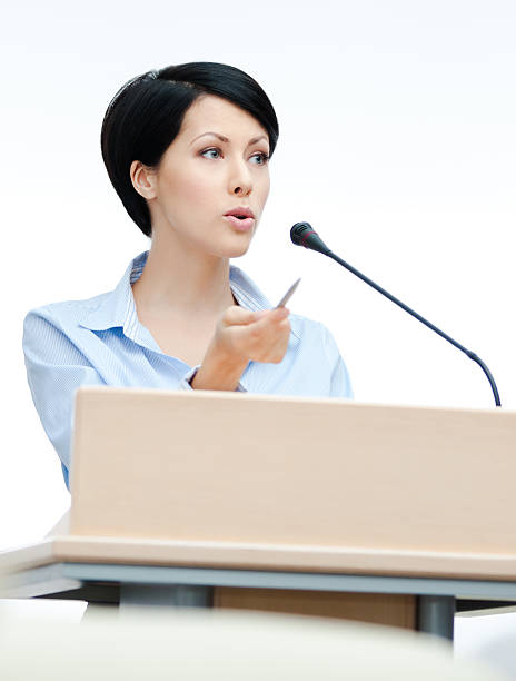 istock Female executive at the board 166191819