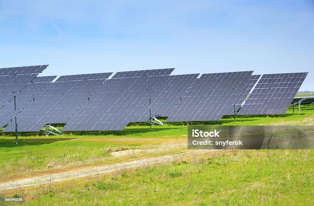 Solarenergie panels. - Lizenzfrei Ausrüstung und Geräte Stock-Foto