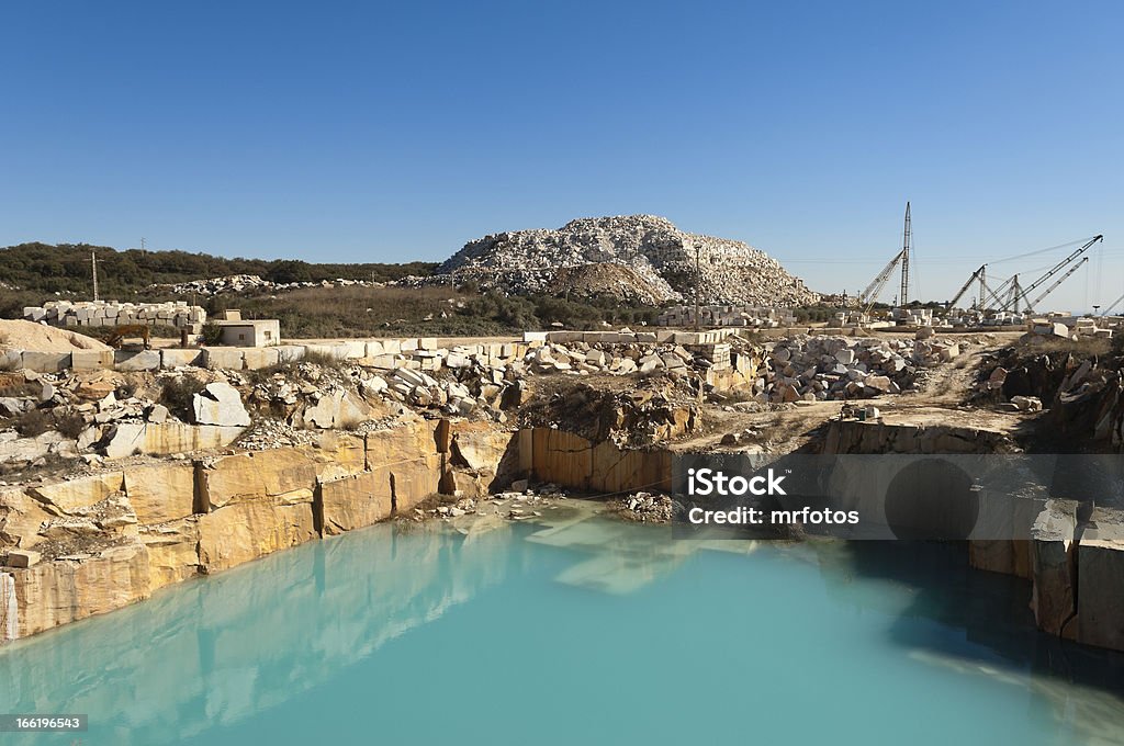 Cava di marmo - Foto stock royalty-free di Industria mineraria