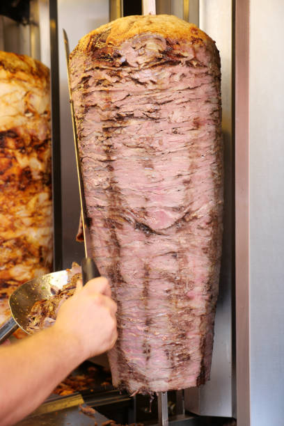 istock rotating traditional gyros meat close up 1661967136