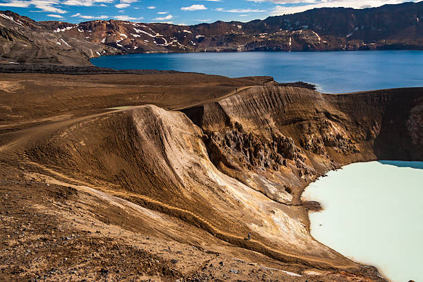 istock Vitio hot spring and Oskjuvatn lake - Iceland. 166201965
