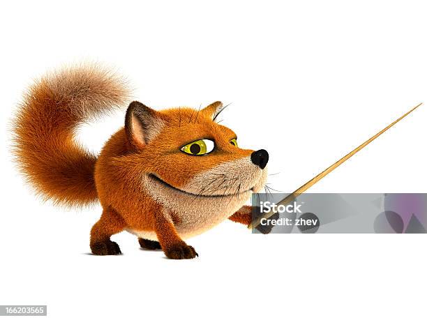 Fox Do Professor - Fotografias de stock e mais imagens de Inteligência - Inteligência, Raposa - Cão Selvagem, Indicador