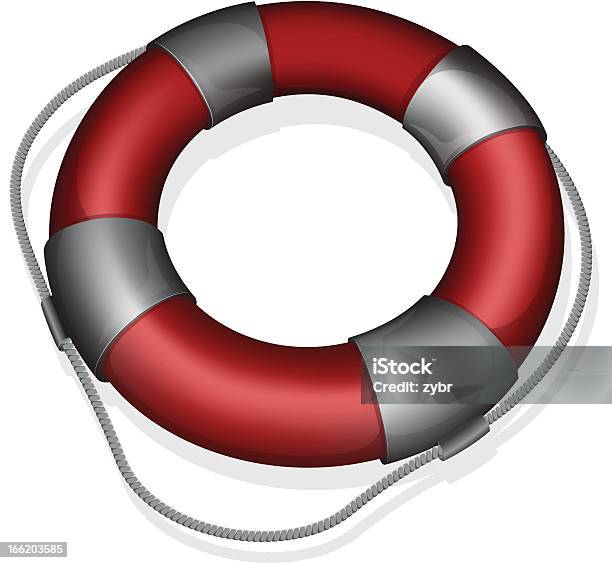 Lifebuoy Rouge Vecteurs libres de droits et plus d'images vectorielles de Assistance - Assistance, Balise flottante, Cercle