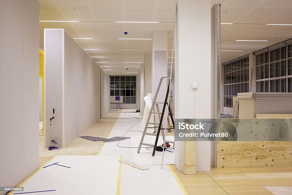 Renovierte Büro - Lizenzfrei Renovierung - Konzepte Stock-Foto