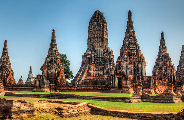 Wat Chaiwatthanaram stock photo