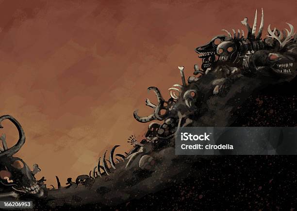 Scary Background Stock Illustration - Download Image Now - Cave, Fantasy, Animal