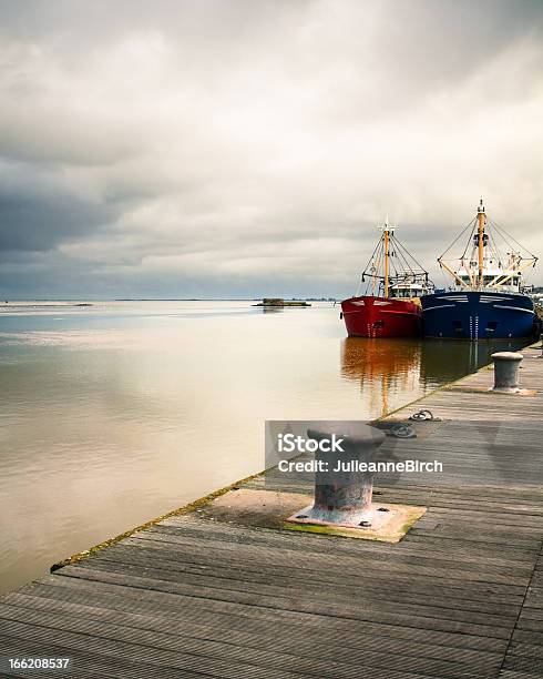 Distant Storm Stock Photo - Download Image Now - Trawler, Calm Before The Storm, Cloud - Sky