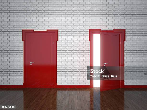 Two Doors Stock Photo - Download Image Now - Door, Open, Two Objects