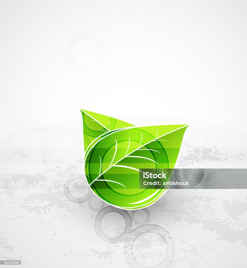 Vetor fundo de folhas verdes - Vetor de Abstrato royalty-free