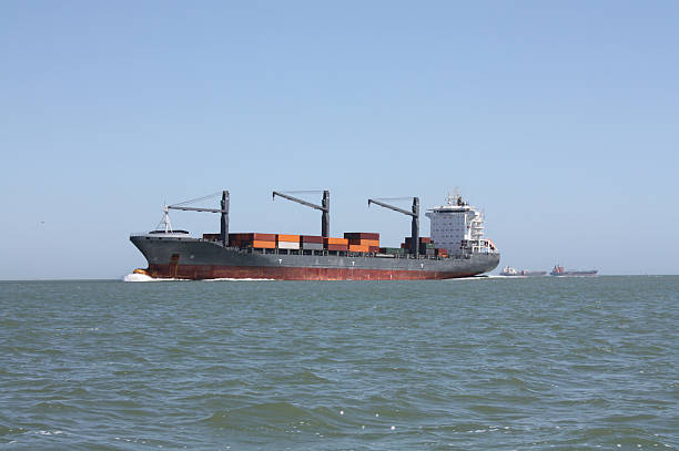 istock Cargo Ship in Galveston Bay 166212246