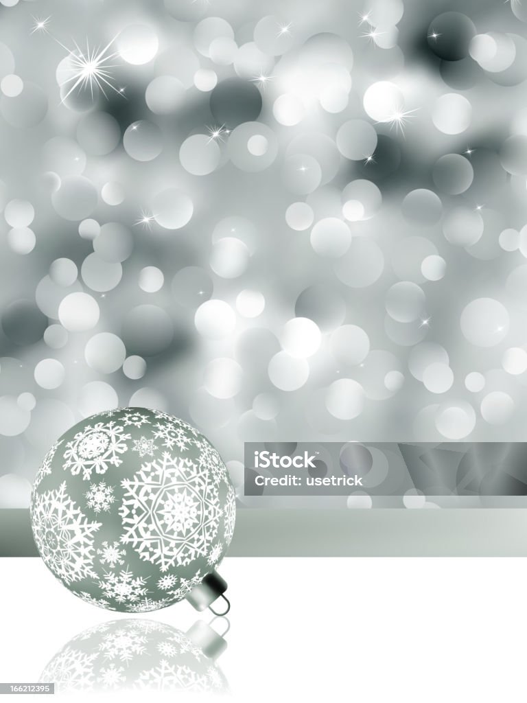 Elegante fondo de Navidad con baubles.  EPS 8 - arte vectorial de Adorno de navidad libre de derechos