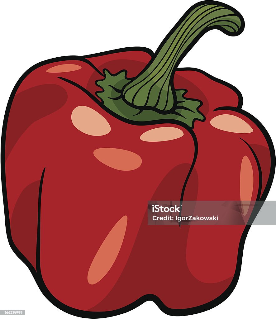 Pimentão Vermelho Vegetal Ilustração De Desenho - Arte vetorial de stock e  mais imagens de Fruta - Fruta, Alimentação Saudável, Banda desenhada -  Produto Artístico - iStock