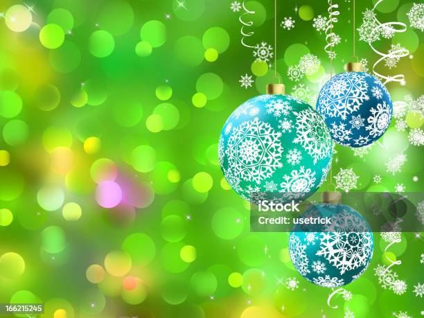 Vetores de Multicor Com Decorações Comuns De Natal Eps 8 e mais imagens de Artigo de decoração - Artigo de decoração, Azul, Bola de Árvore de Natal