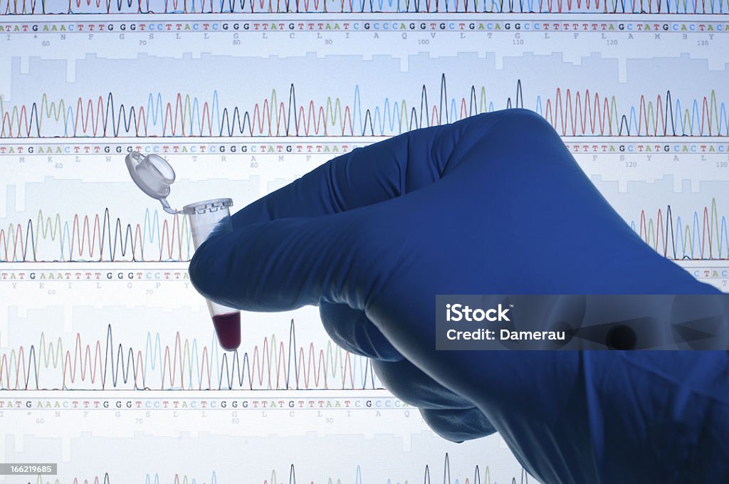 Teste de DNA - Foto de stock de AIDS royalty-free