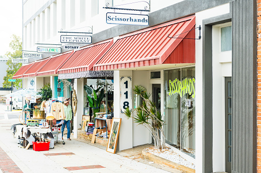 In Ocala, USA the downtown streets have several independent stores.