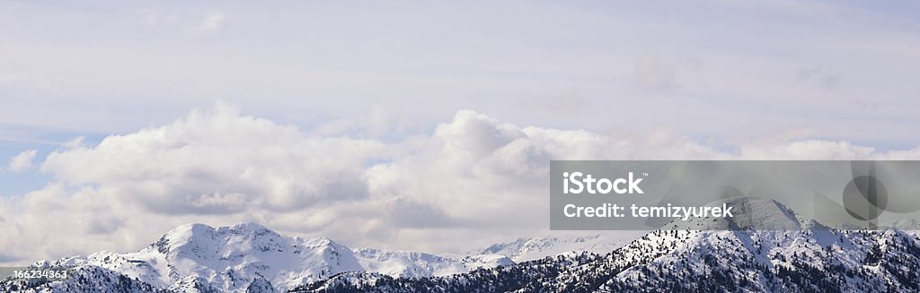 Snowy mountain mit wunderschönen Landschaft - Lizenzfrei Abenteuer Stock-Foto