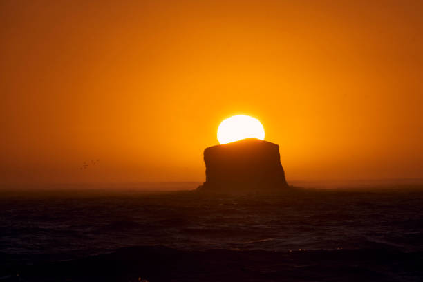 Sunset in the Olympic National Park Rialto Beach