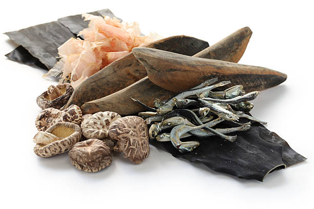 japanese umami taste - dashi broth fotos stockfoto's en -beelden