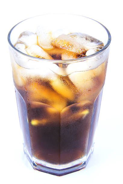 istock Cuba Libre Alcoholic Drink, Coke with Ice Non-alcoholic 166244478