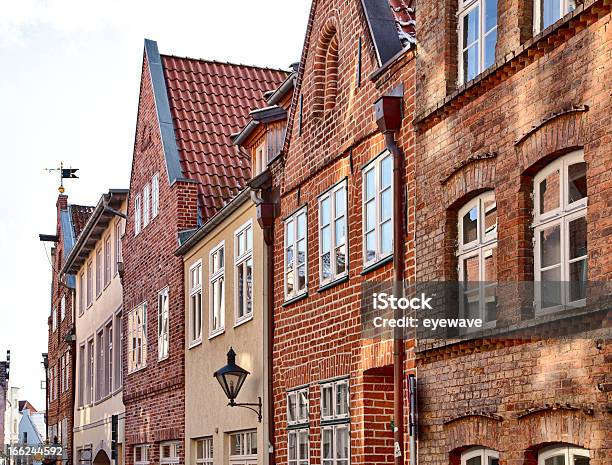 Historic Facades At Lüneburg Stock Photo - Download Image Now - Lüneburg, Architecture, Building Exterior