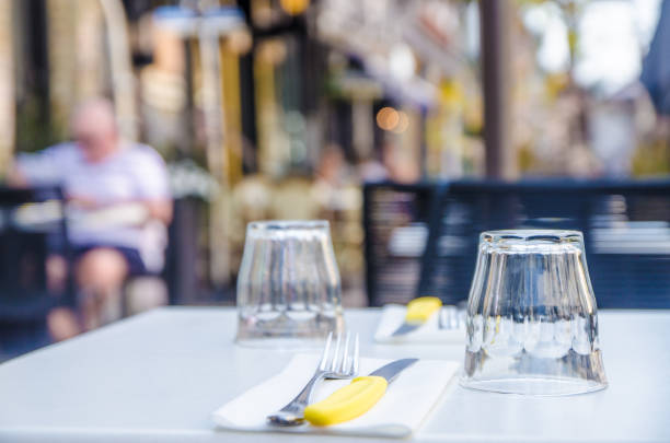 istock Close up on outdoor dining table 1662475469