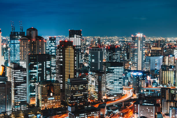 istock Osaka City at night 1662502899