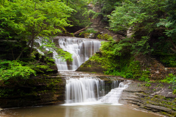 istock Views of Buttermilk Falls State Park, Ithaca, New York 1662515548