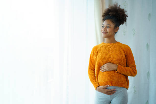 istock Pregnant woman portrait. 1662552410
