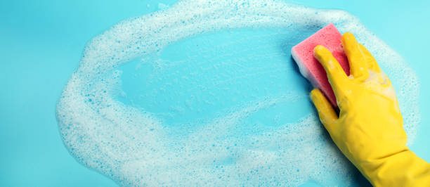 istock Cleaning set for different surfaces in kitchen, bathroom and other rooms. 1662622292
