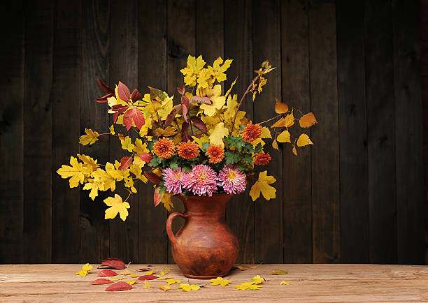 istock Flowers in a ceramic vase 166266605