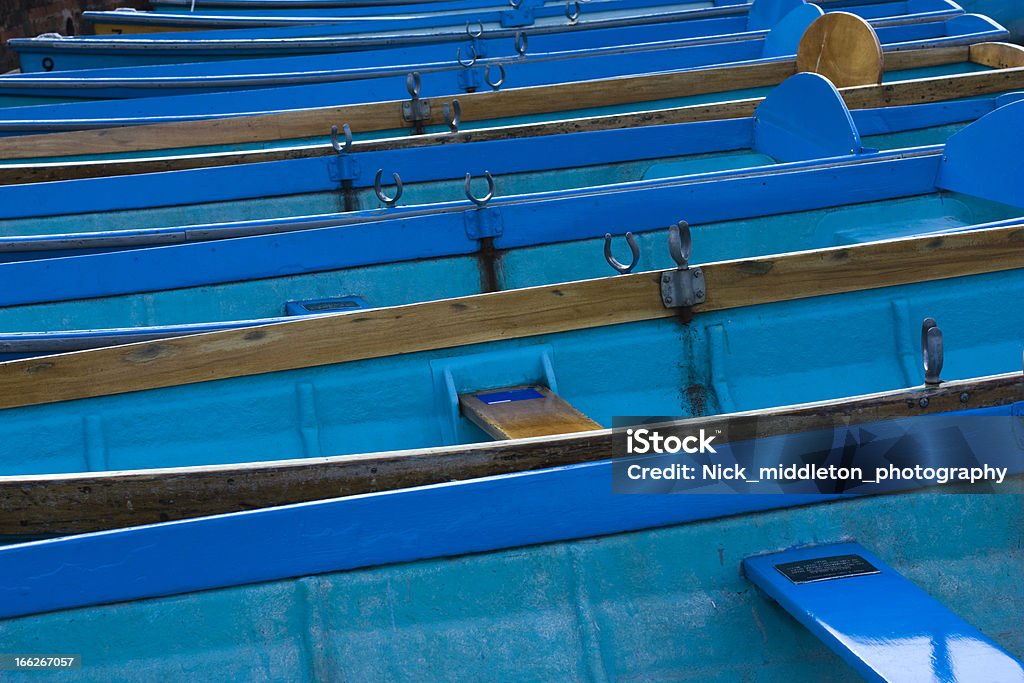 Blue Ruderboote - Lizenzfrei Henley-On-Thames Stock-Foto