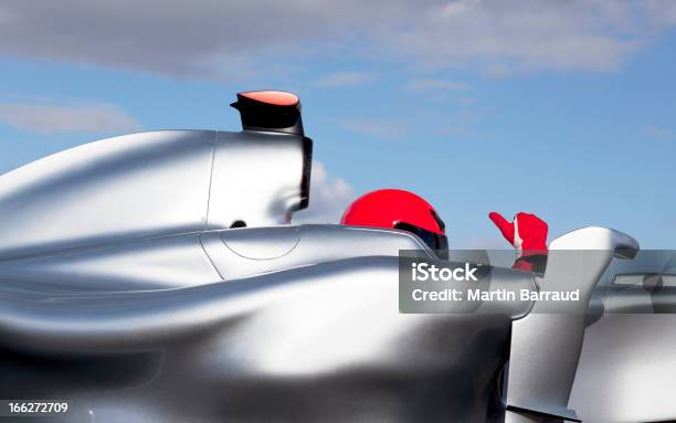 Racer Giving Thumbs Up In Car Stock Photo - Download Image Now - Auto Racing, Anticipation, Speed