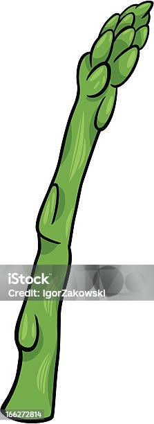 Asparagi Verdura Illustrazione Fumetto - Immagini vettoriali stock e altre immagini di Alimentazione sana - Alimentazione sana, Asparago, Cibo