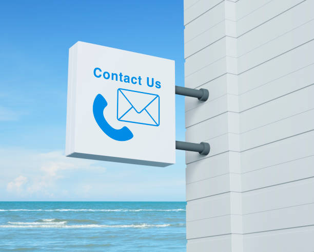 istock Business contact us and customer service concept, 3D rendering 1662750047