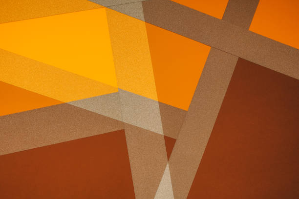 istock broken lines background in brown, orange and silver colors.Color blocking background.Abstract graphic background 1662766627