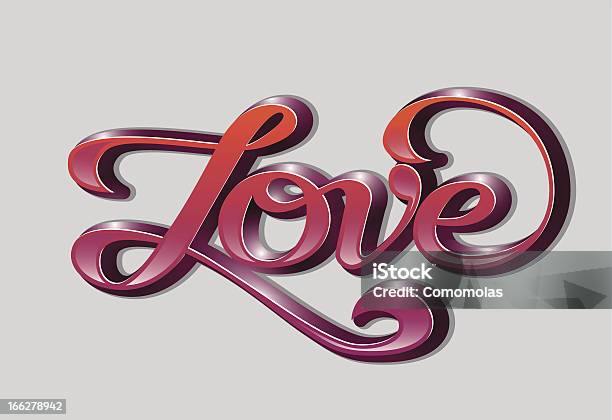 Love — стоковая векторная графика и другие изображения на тему Алфавит - Алфавит, Валентинка, Векторная графика