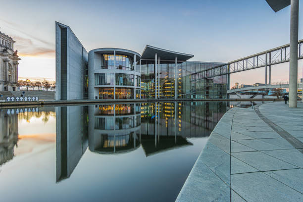 istock Government district in Berlin at sunset 1662812429