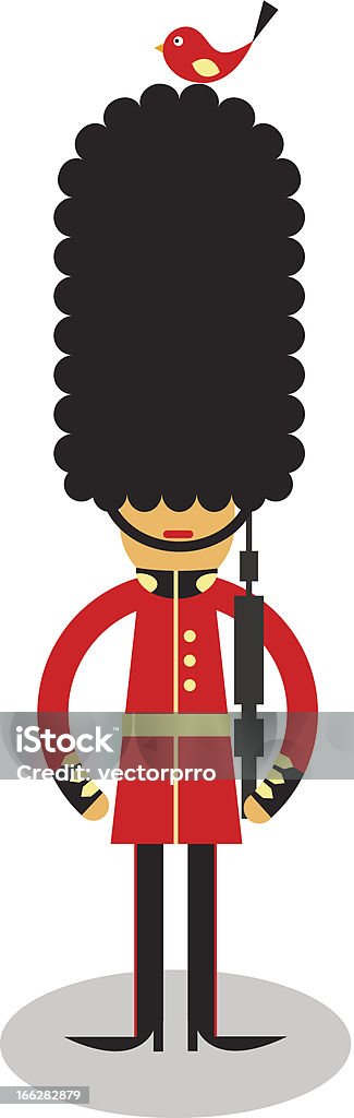 London guard - Lizenzfrei Bajonett Vektorgrafik