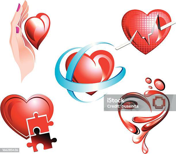 Cœur De Symboles Vecteurs libres de droits et plus d'images vectorielles de Amour - Amour, Coeur - Symbole d'une idée, Concepts
