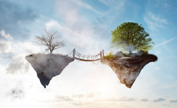 istock Step for positive change in new happy world 1662855648