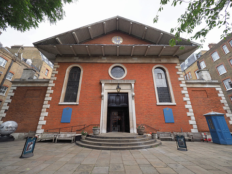 Saint Paul's church in Covent Garden in London, UK