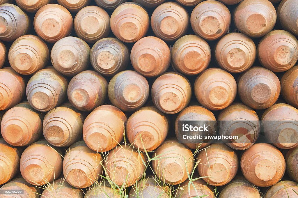 Schönen braunen Ton pottery - Lizenzfrei Alt Stock-Foto