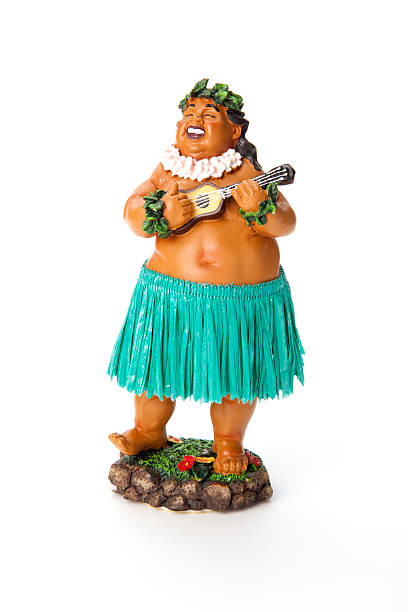 poupée de hula - souvenir de vacances photos et images de collection