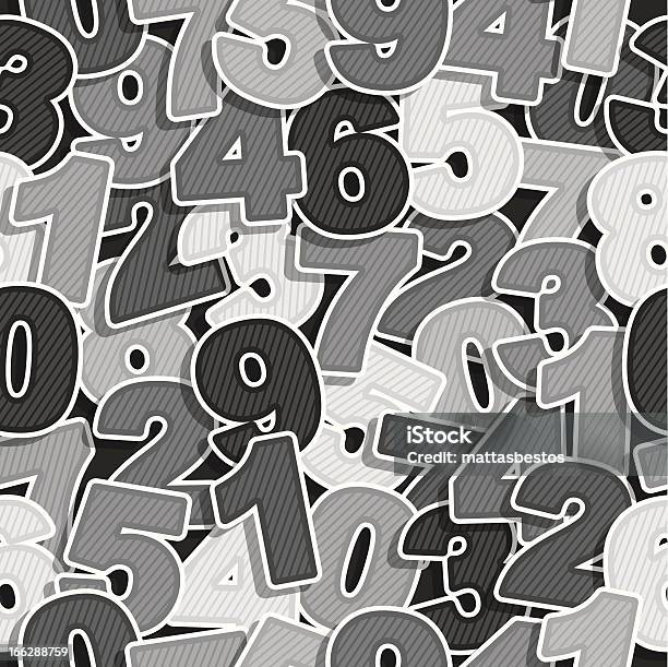 Numero Schema - Immagini vettoriali stock e altre immagini di Alfabeto - Alfabeto, Bianco, Bianco e nero