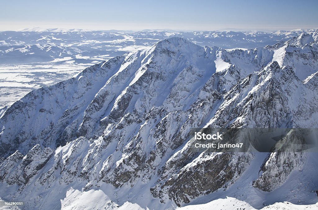 Vista da Lomnický stit-alta temporada em High Tatras - Foto de stock de Alto - Altura Humana royalty-free