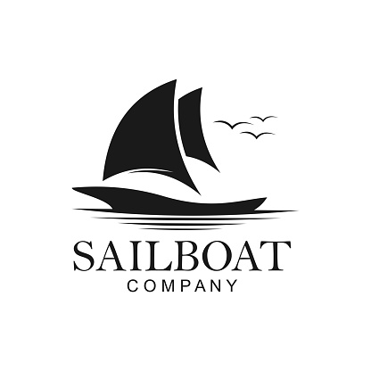 sailboat logo design inspiration.modern design.vector illustration concept