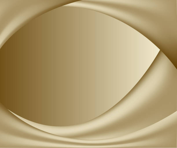istock abstract gold background. wavy folds of silk 166291795